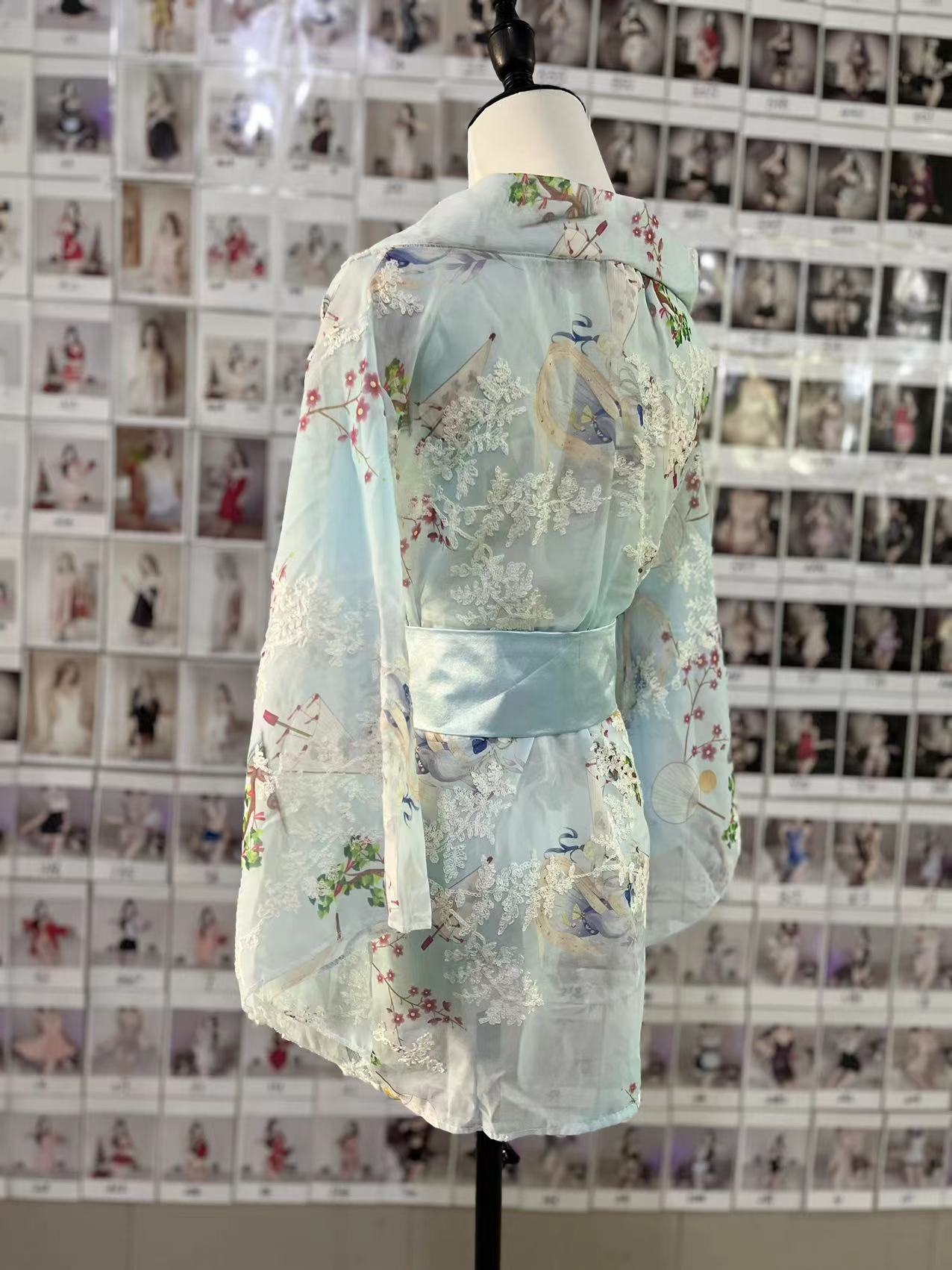 寝慕情趣内衣和服浴袍套装制服诱惑印花日系蝴蝶结性感睡衣316详情19