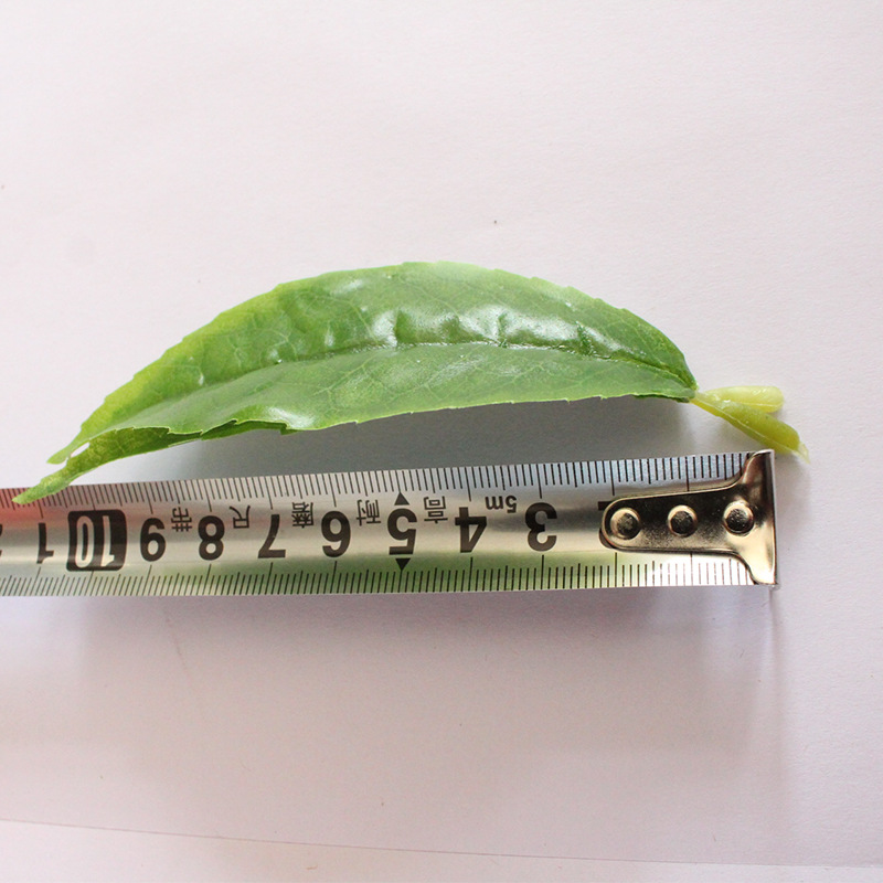 仿真红花油茶叶绿植单片毛尖茶叶绿茶大白茶红茶园林装饰摆设批发详情4
