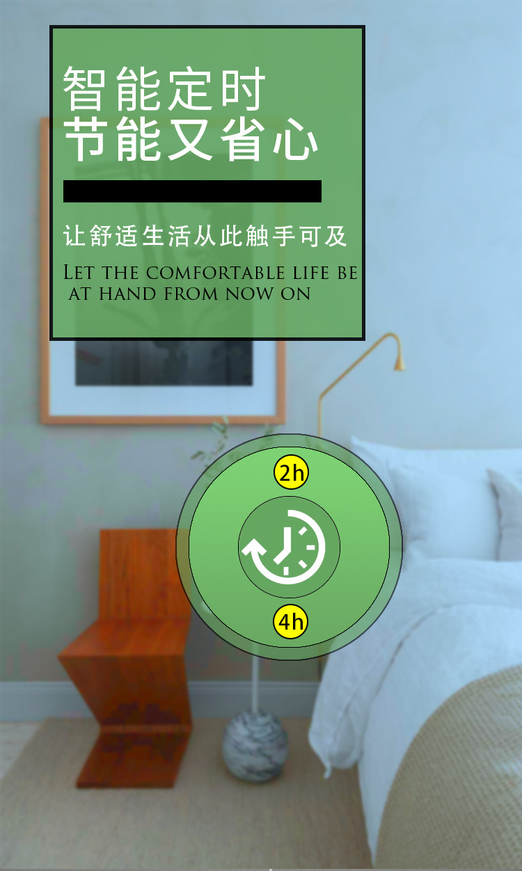 U型6叶灯LED折叠叶子灯E27螺口飞碟灯宽压遥控调光风扇灯可调光详情27