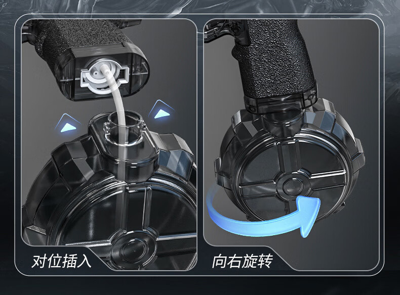 跨境爆款火光小冰鼠电动高速连发水枪打水仗儿童MK3电动水枪玩具详情9