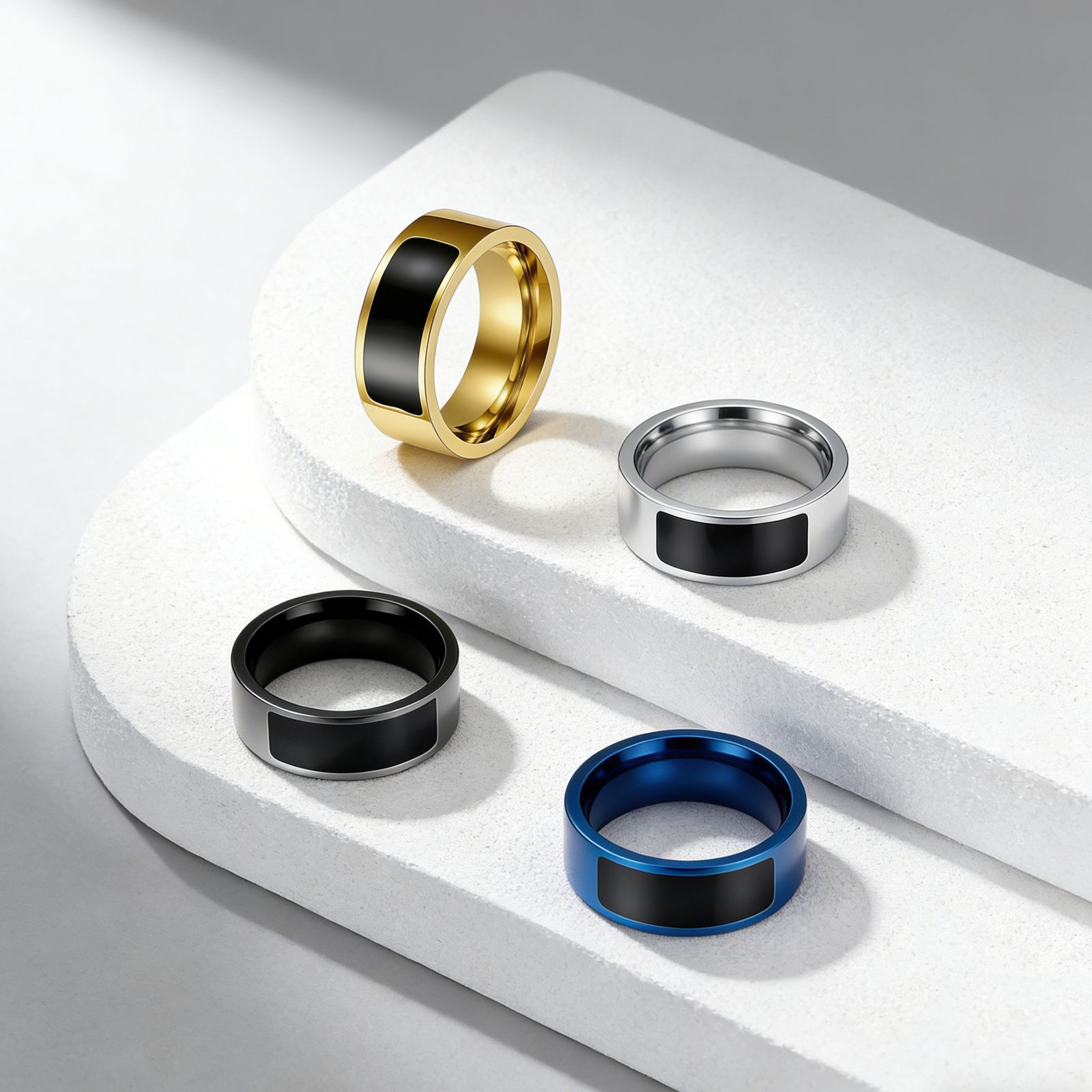 NTAG213 chip NFC smart ring, wearable smart phone device, cross-border European and American smart jewelry pic 7
