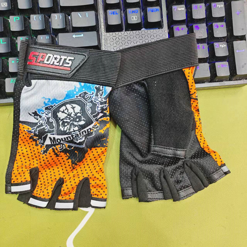 Sports outdoor gloves for men and women, anti-slip and protective training, weightlifting, yoga, fitness, cycling, mountain climbing, driving, half-finger gloves pic 6