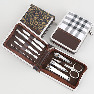 7-piece nail clipper set in leather box, beauty and nail care tools, printable gift nail clipper set pic 21