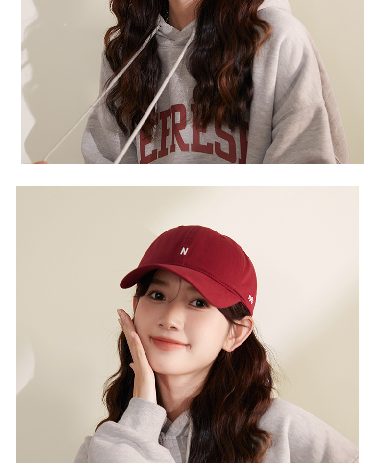 Red wheat straw baseball cap, sun hat, straw hat classic style pic 7