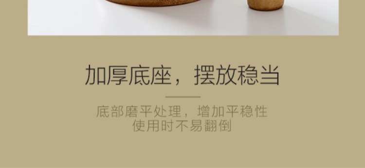 1F13 bamboo garlic mashing jar, kitchen garlic mashing machine, mortar, household small tools, garlic press, large ginger mashing machine, garlic puree machine pic 13
