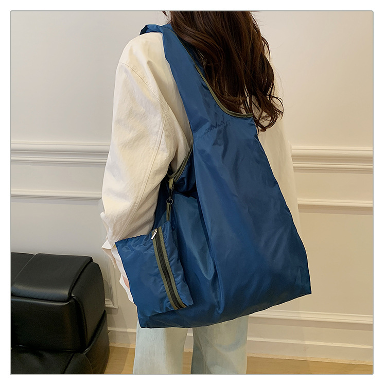 2026新款韩版折叠购物袋大容量收纳袋防水超市手提托特包环保布袋详情19