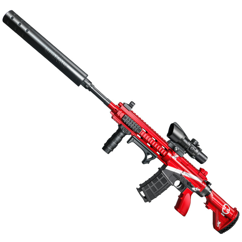 电动连发M416男孩手自一体儿童玩具自动突击步发射软弹枪水晶详情3