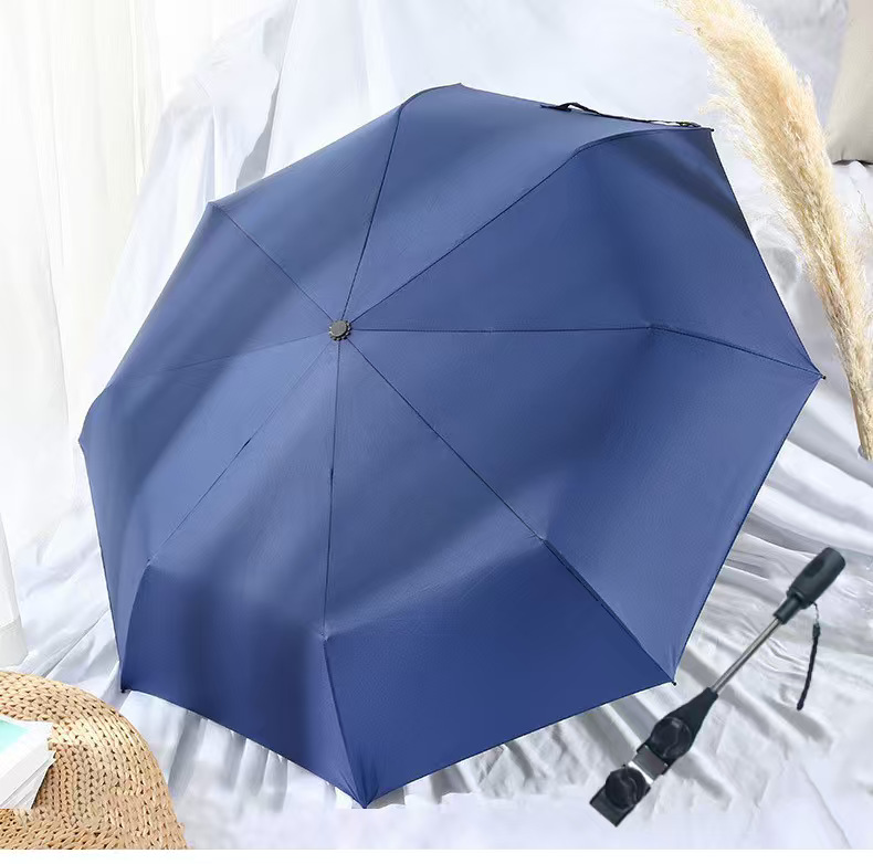 三折加大婴儿车遮阳伞溜娃神器防晒童车伞宝宝三轮推车折叠太阳伞详情20