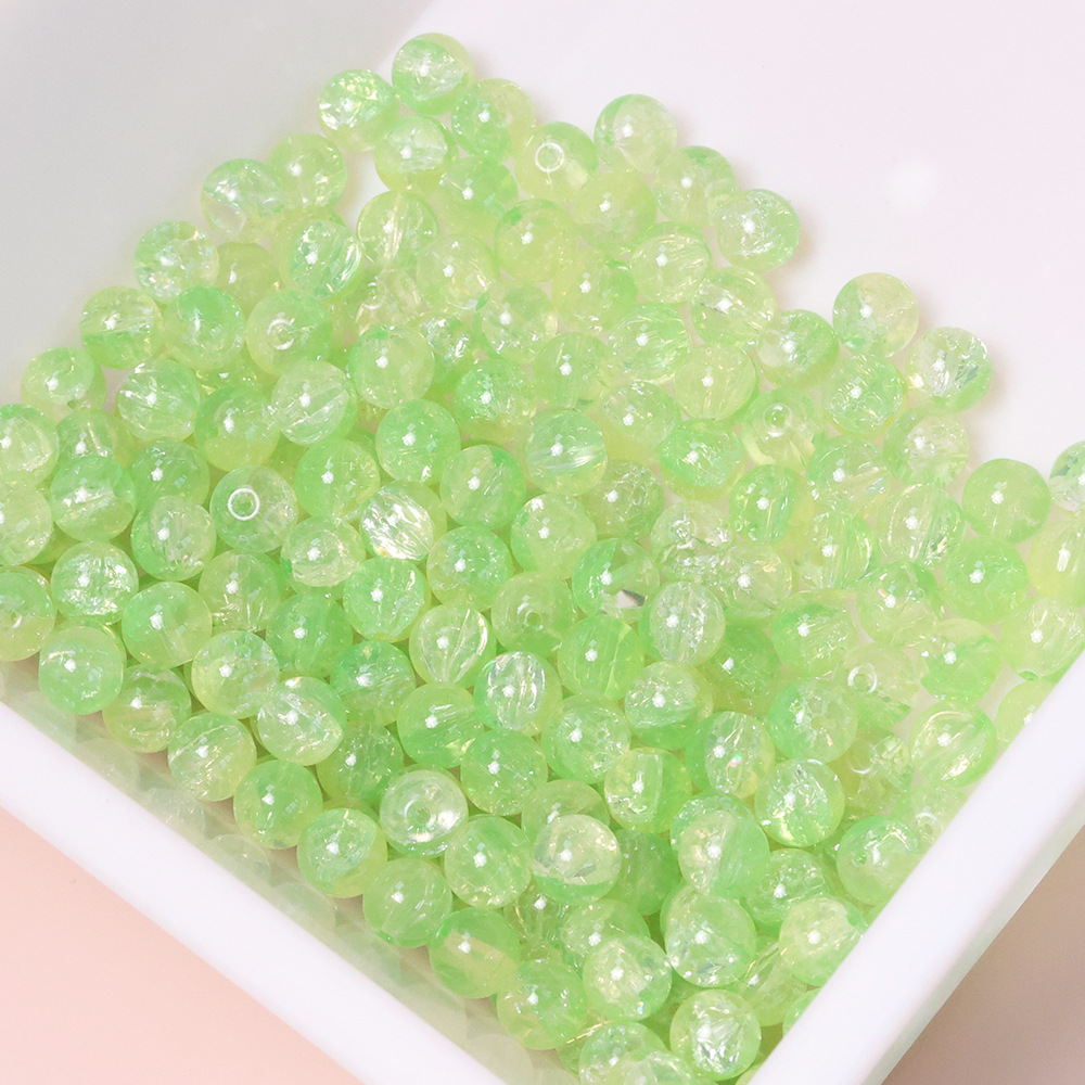 新10mm三色冰魄裂纹珠手工琉璃串珠散珠diy饰品手链配件项链材料详情17
