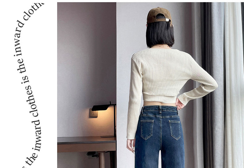 牛仔裤女春秋2025新款爆款阔腿裤九分法棍小个子薄款窄版直筒裤子详情29