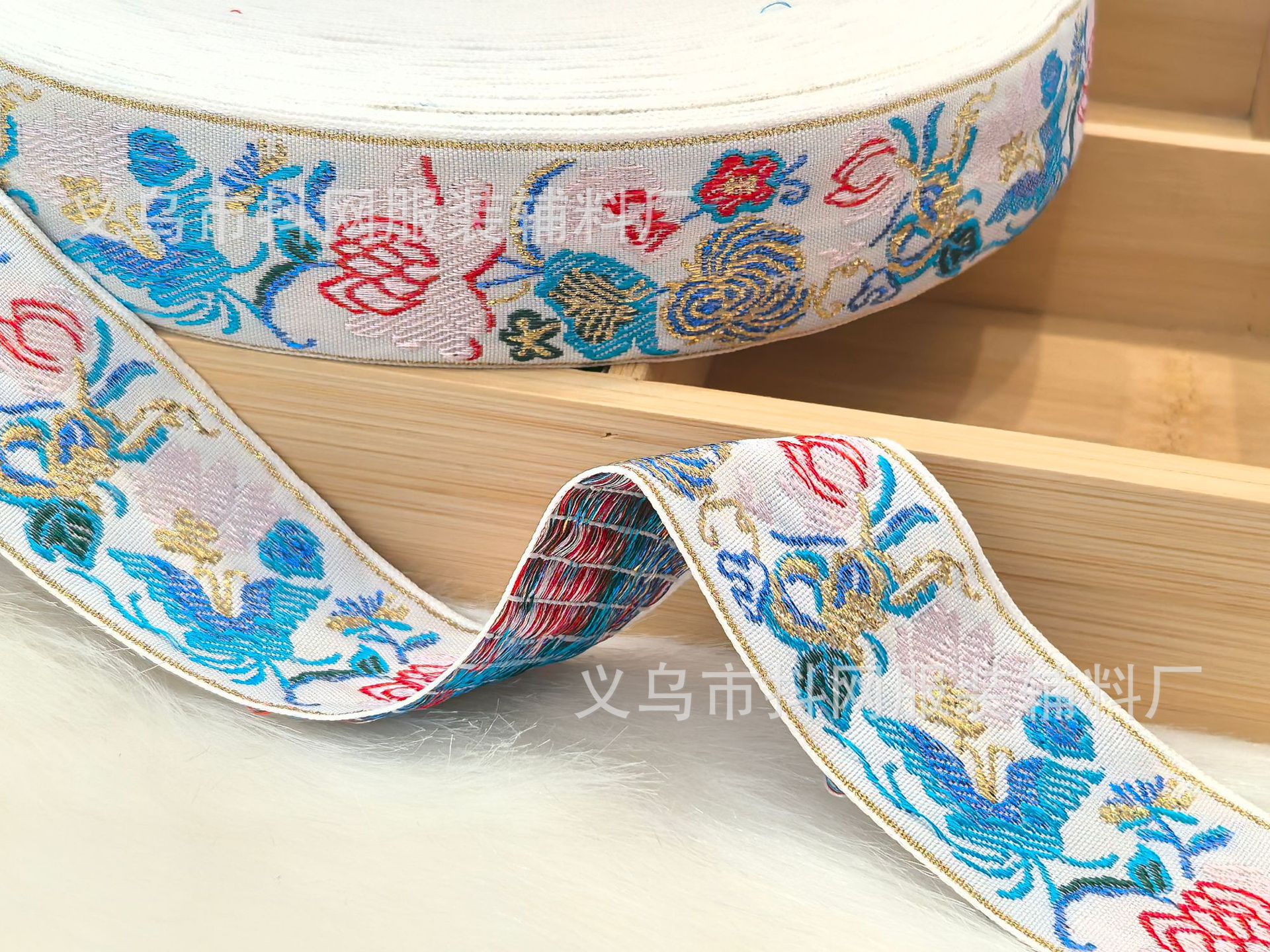 1.1-3.5cm中式汉服民族风提花刺绣织带演出服装辅料现货批发详情7