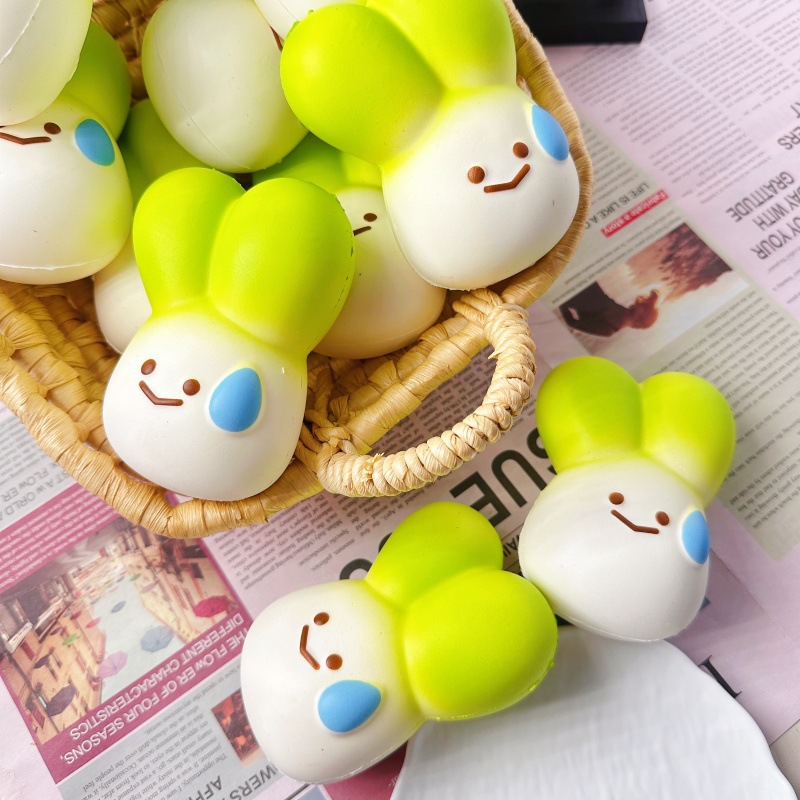 创意PU大葱捏捏乐解压玩具学生上班族湿软仿真模型可爱发泄玩具详情5