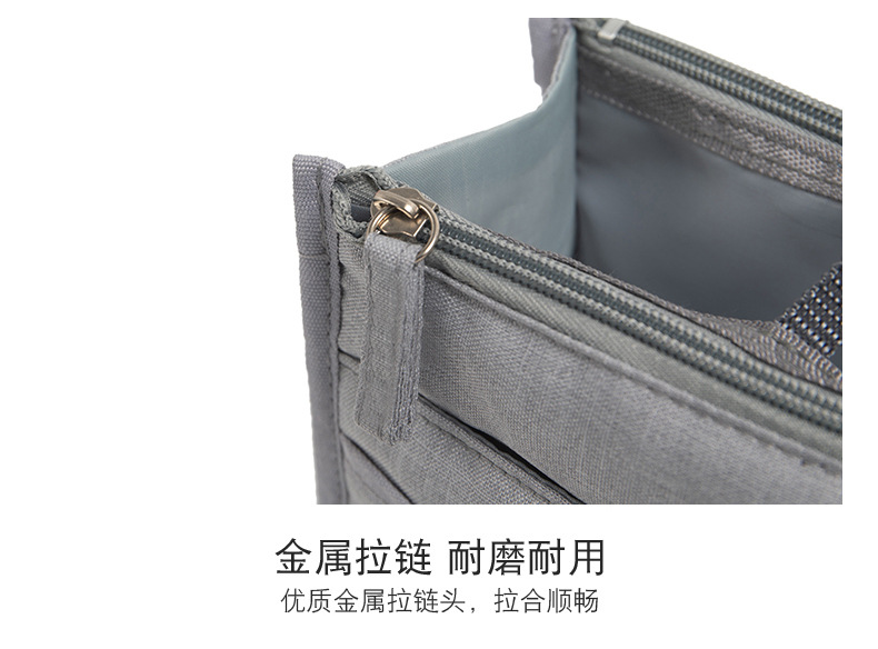 化妆包大容量ins风高颜值时尚内胆包双拉链手提整理收纳袋包中包详情12