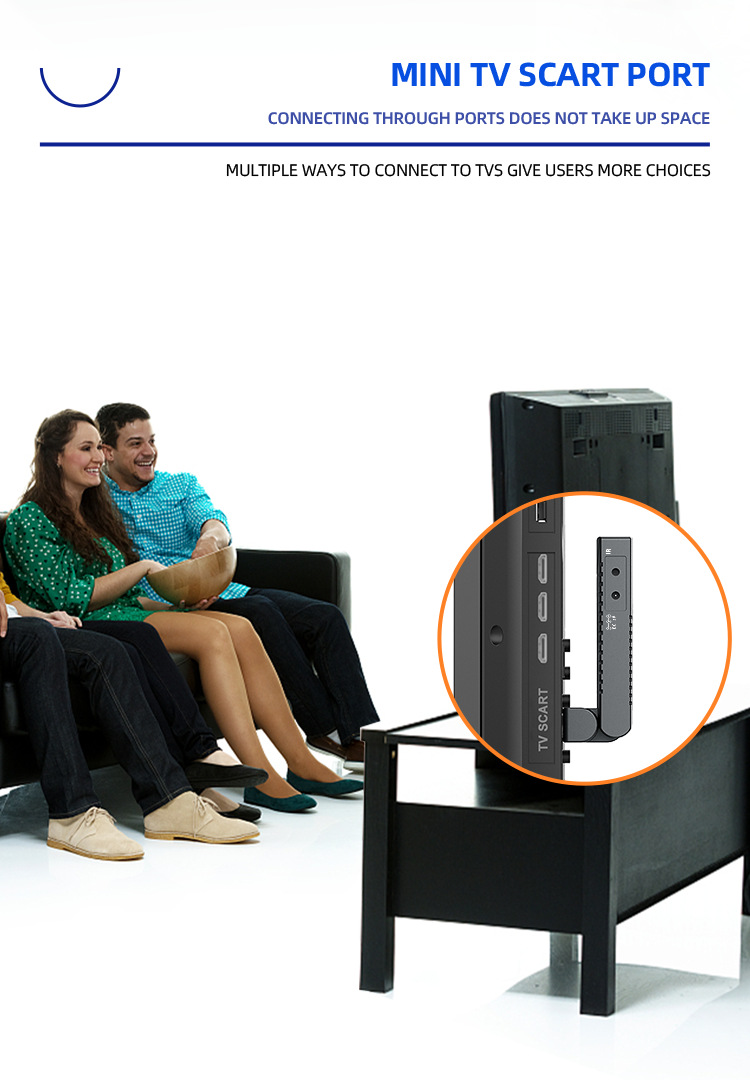 The 2024 new model supports European export of DVB-T2 Scart h265 Spanish high-definition digital set-top box pic 5