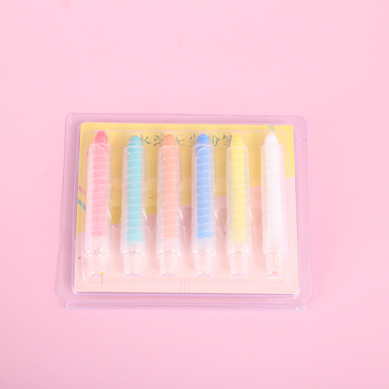 水溶性无尘粉笔白色办公教学用品粉笔儿童彩色涂鸦绘画固体粉笔详情15