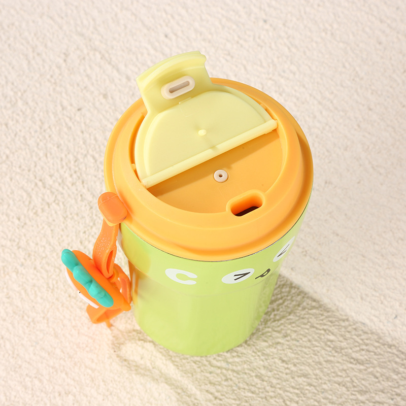 奇趣果汁杯 高颜值316不锈钢保温杯可爱咖啡杯便携手提保温保冷杯详情11