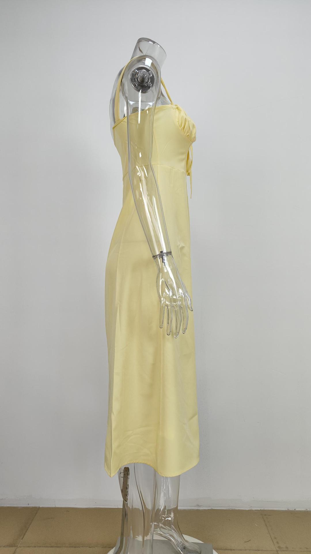 2025亚马逊独立站欧美女装新款碎花方领性感开叉大摆春季连衣裙女详情48