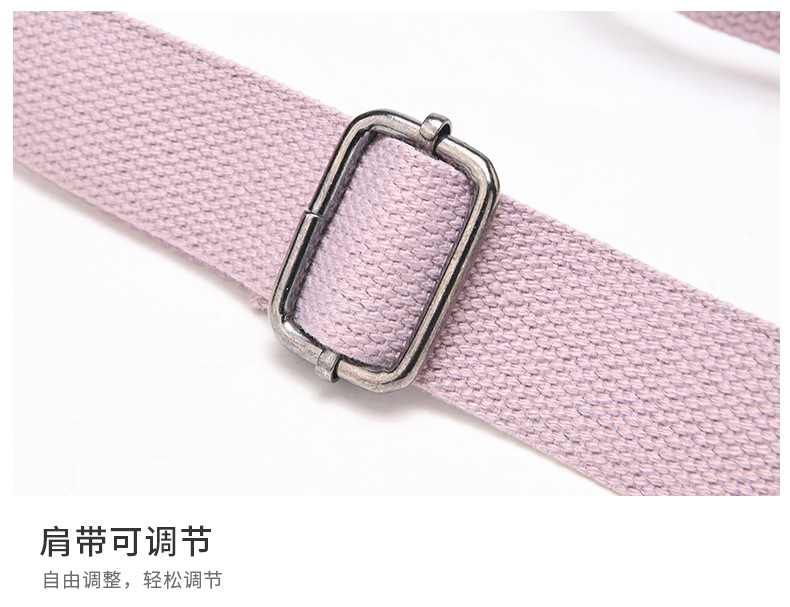 新款韩版单肩包简约潮搭斜挎包轻盈靓丽休闲包都市风尼龙手提女包详情38