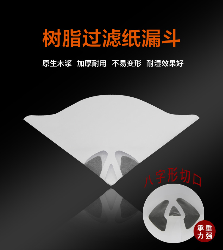 3d打印机配件UV光敏树脂过滤网漏斗一次性纸漏斗125mic详情1