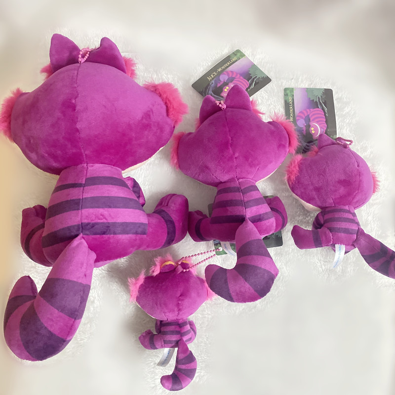 爱丽丝梦游仙境Alice妙妙猫紫郡猫卡通毛绒公仔挂件玩具娃娃可爱萌趣收藏品详情4