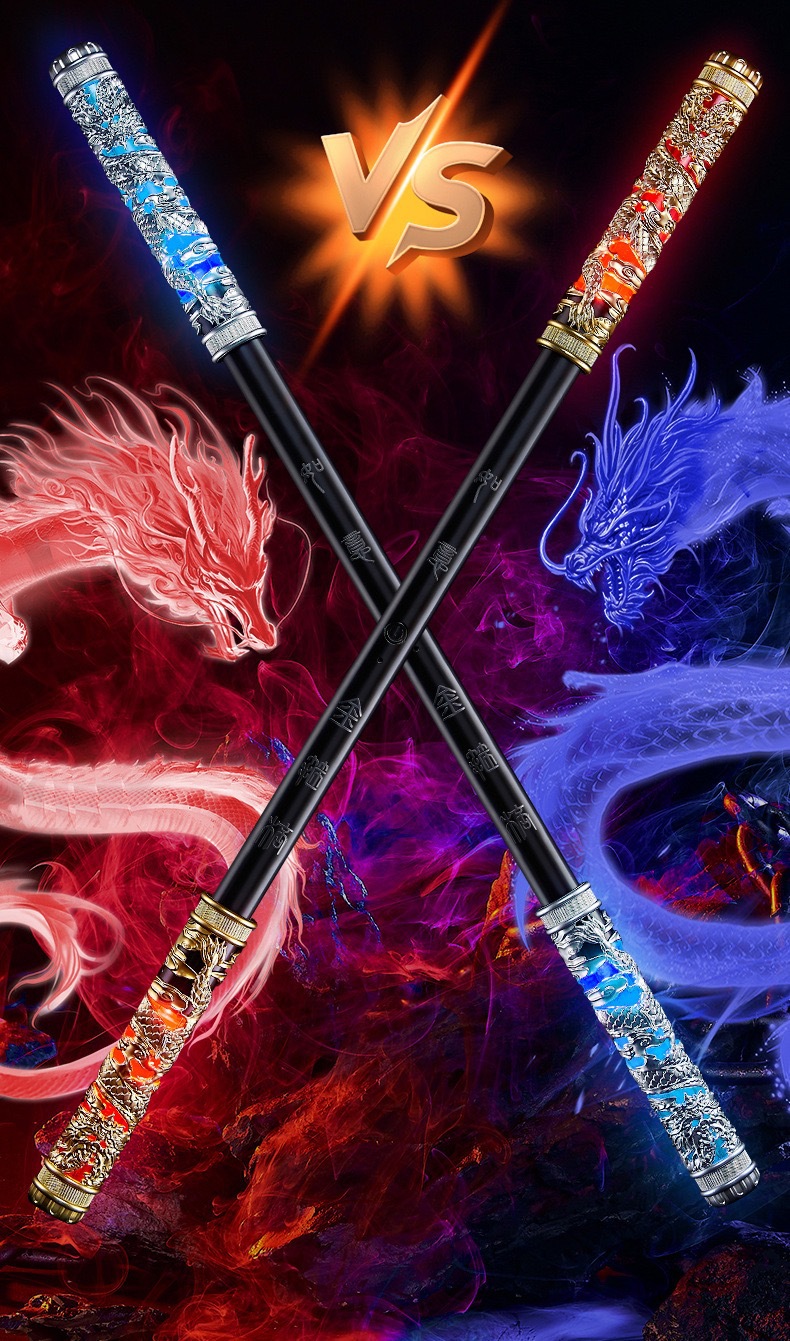 跨境孙悟空如意金箍棒儿童玩具吹气感应语音识别三挡伸缩抖音代发详情3