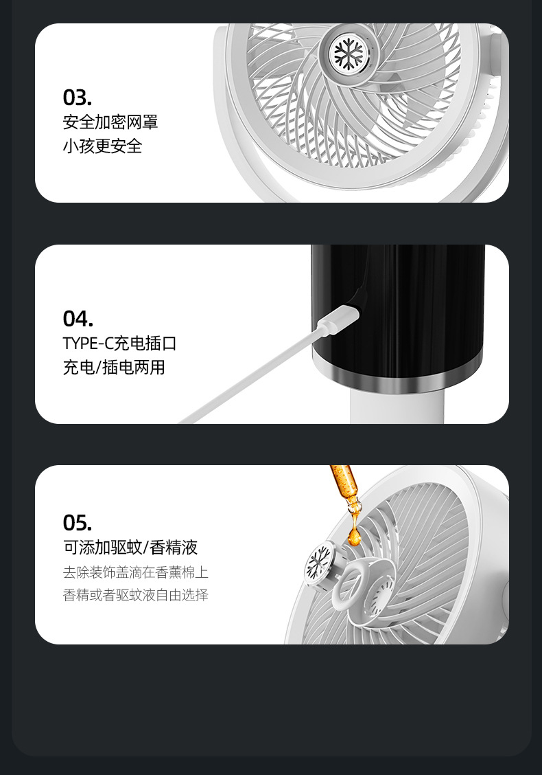 Новая модель international USB умная, качающая головой, использует беспроводную связь с большим ветровым вентилятором M142 pic 17