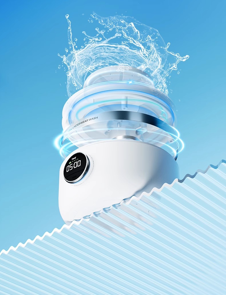 三八节新款充电迷你洗衣机内衣裤便携式内衣洗衣小型袜子洗衣机详情10