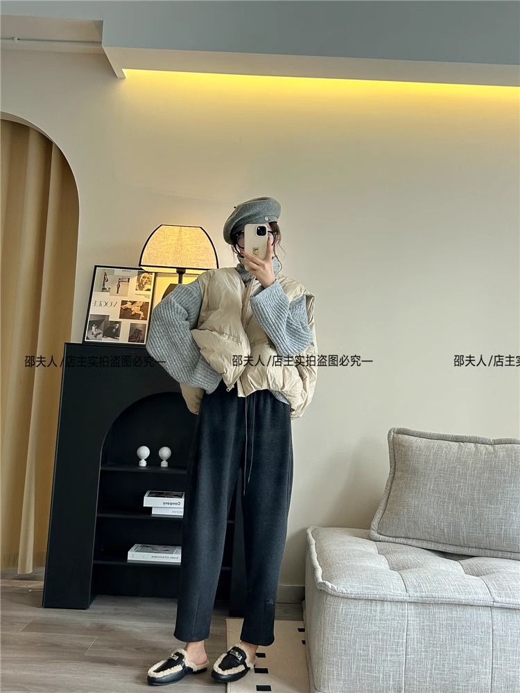 2024年新款女装秋季韩版薄款V领长袖针织开衫 宽松显瘦短款外穿上衣 女装加工精致时尚详情22