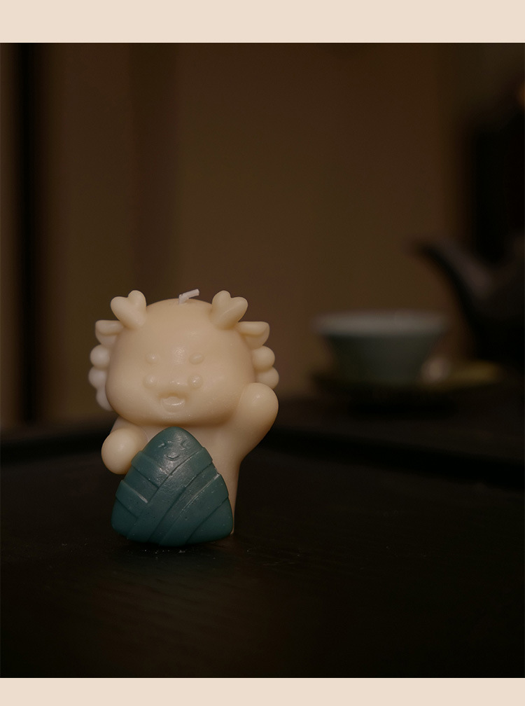 端午抱粽创意造型香薰蜡烛文创伴手礼批发家居摆饰拍摄详情6