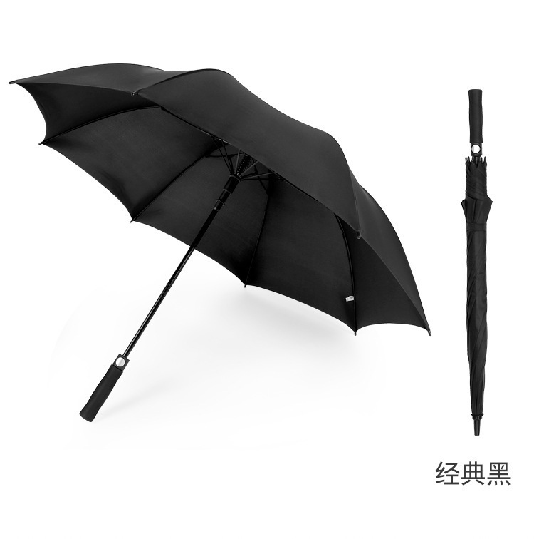 Custom-made super large storm-resistant fully automatic straight-handled golf umbrellas, all-weather and all-weather umbrellas, wholesale of long-handled advertising umbrellas pic 15