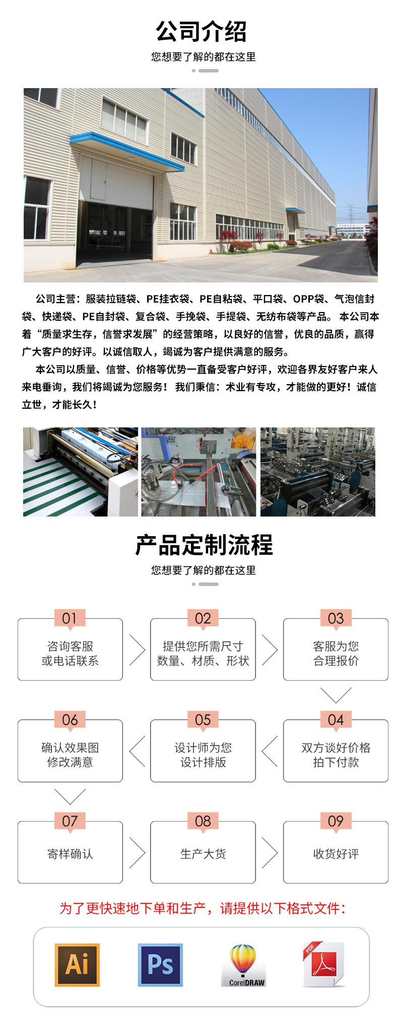 pe服装拉链袋定制加厚磨砂卫衣裤收纳自封袋子EVA透明塑料包装袋详情18