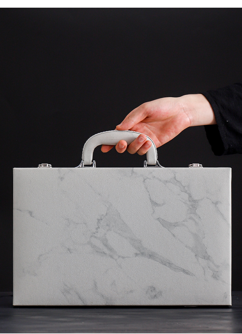 德化功夫茶具套装高档家用会客茶壶茶具公司商务礼品套装白瓷礼盒详情6