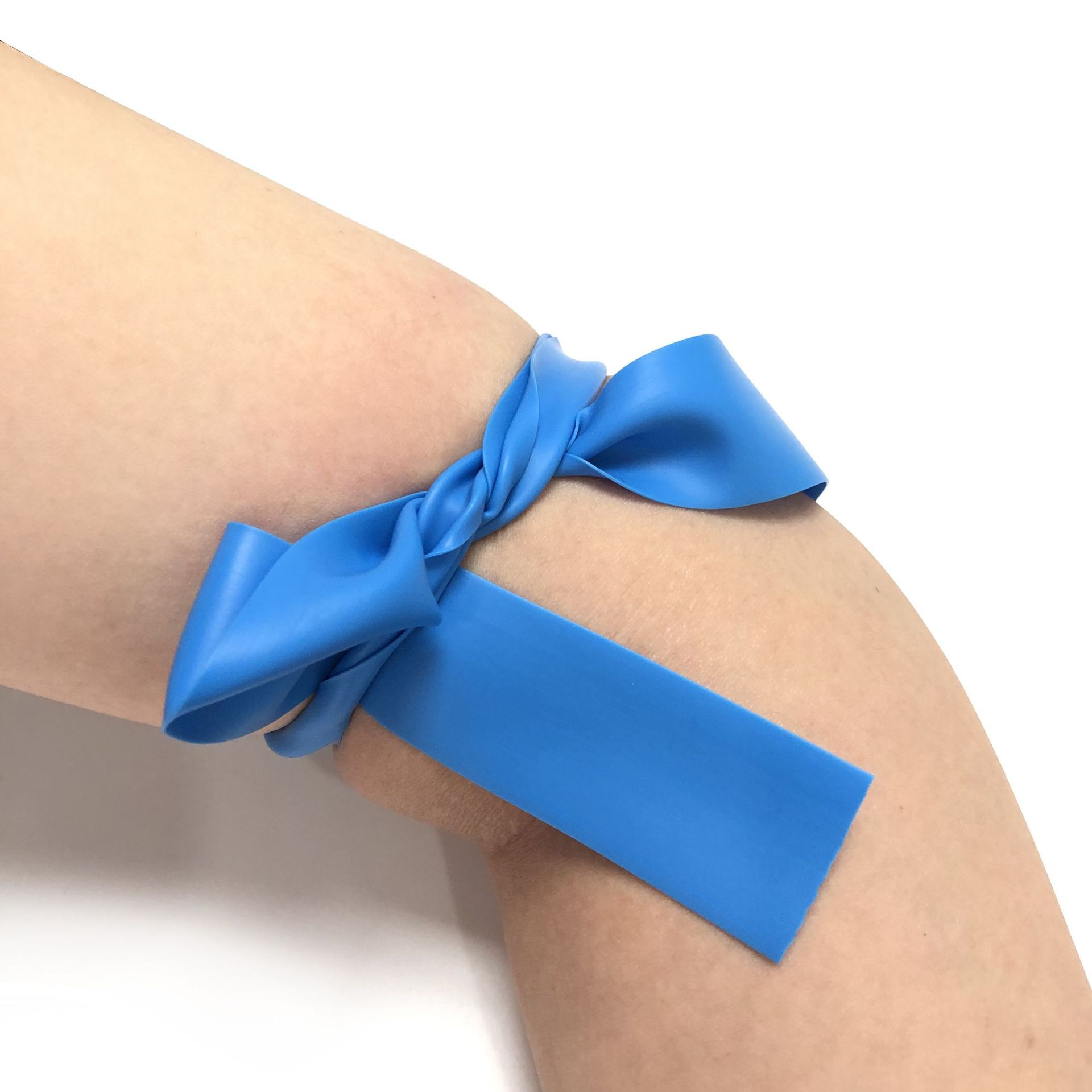 跨境专供医用无菌一次性使用TPE止血带无乳胶方便撕扯弹性绷带详情11