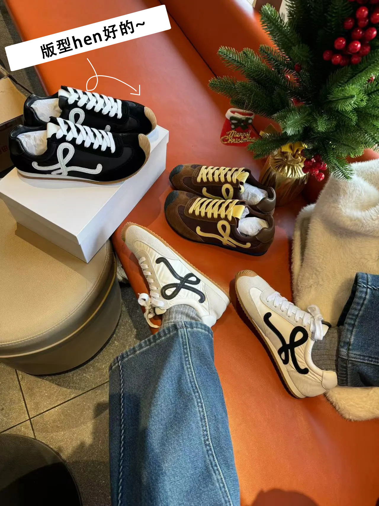 苏茵茵内增高阿甘鞋女2025新款歪头德训女鞋系带休闲鞋真皮德训鞋详情5