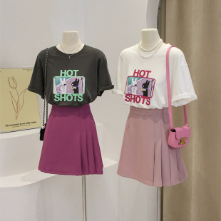 灰色短裤女秋冬外穿百搭2025新款高腰a字版冬季大码西装休闲裤子详情9