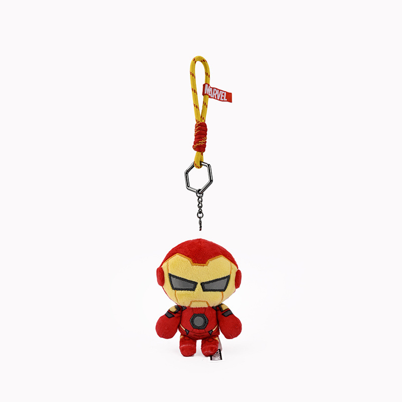 Disney-authorized Marvel Spider-Man, Iron Man and Hulk plush toy pendant Captain America keychain pic 13