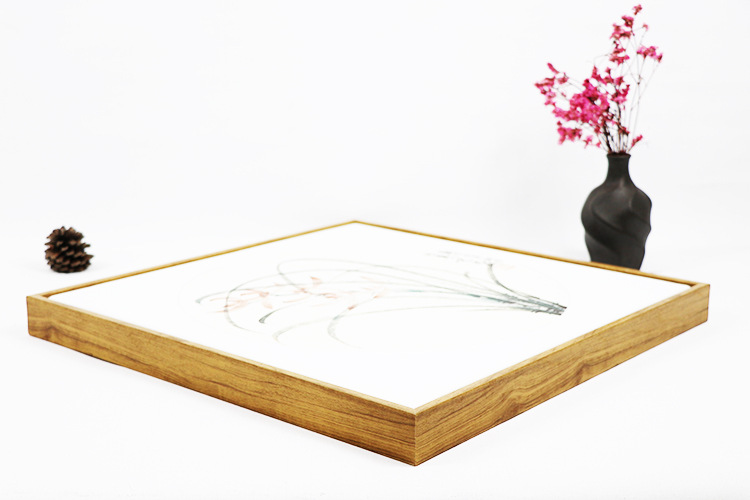 油画外框3.5cm厚免装裱L型画框装饰画外框相框木质内框空白油画框详情9