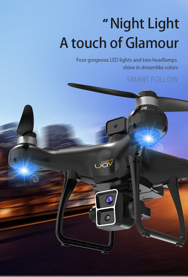 跨境航拍双摄无人机无刷四轴飞行器光流避障遥控外贸飞机高清航拍详情7