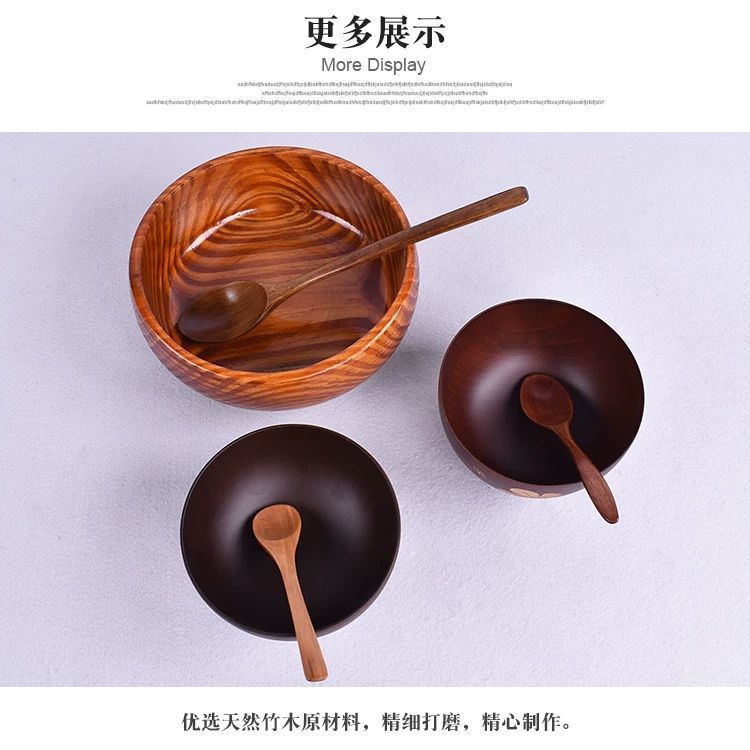 环保竹碗竹木碗日式竹碗宝宝家用饭碗复古餐具无漆小饭碗儿童饭碗详情16