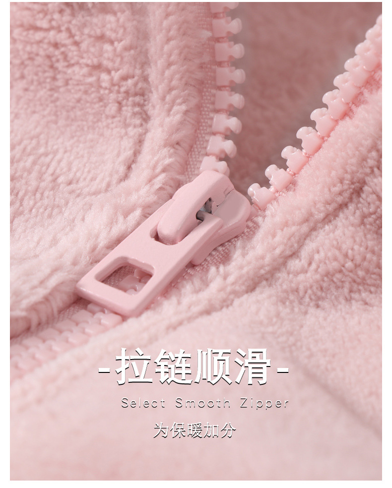儿童法兰绒睡衣套装亲子款加绒睡衣秋冬暖暖家居服新款加厚珊瑚绒详情7