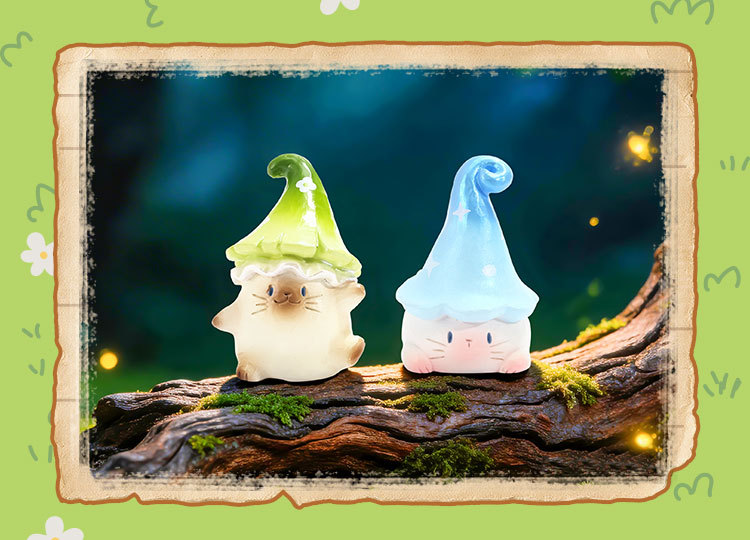 Cat PAI Fantasy Mushroom Series Blind Box DIY Decorative Resin Small Ornaments Cartoon Cute desktop ornaments pic 18