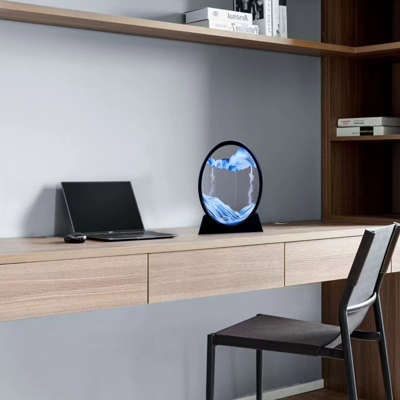 流沙画摆件创意艺术沙漏家居办公室客厅酒柜电视柜轻奢装饰品礼物详情16