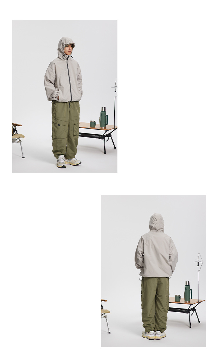 Teflon DuPont three-proof outdoor Teflon waterproof Down jacket for men and women, hoodie jacket for couples in Spring and Autumn 2023 pic 15