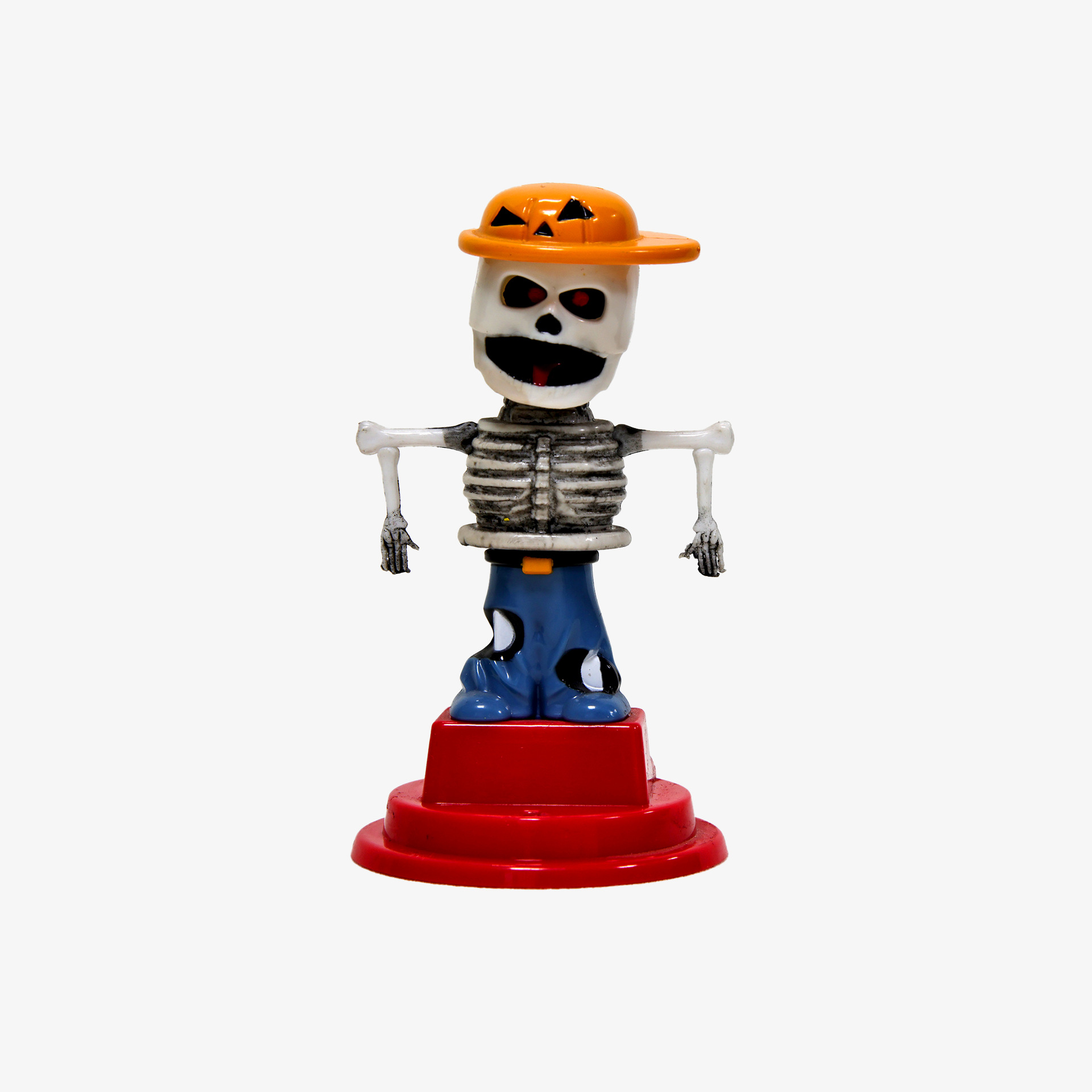 Cross-border best-selling solar-powered Halloween Skeleton Witch Ghost car automatic shaking head car interior ornaments are available for wholesale pic 14