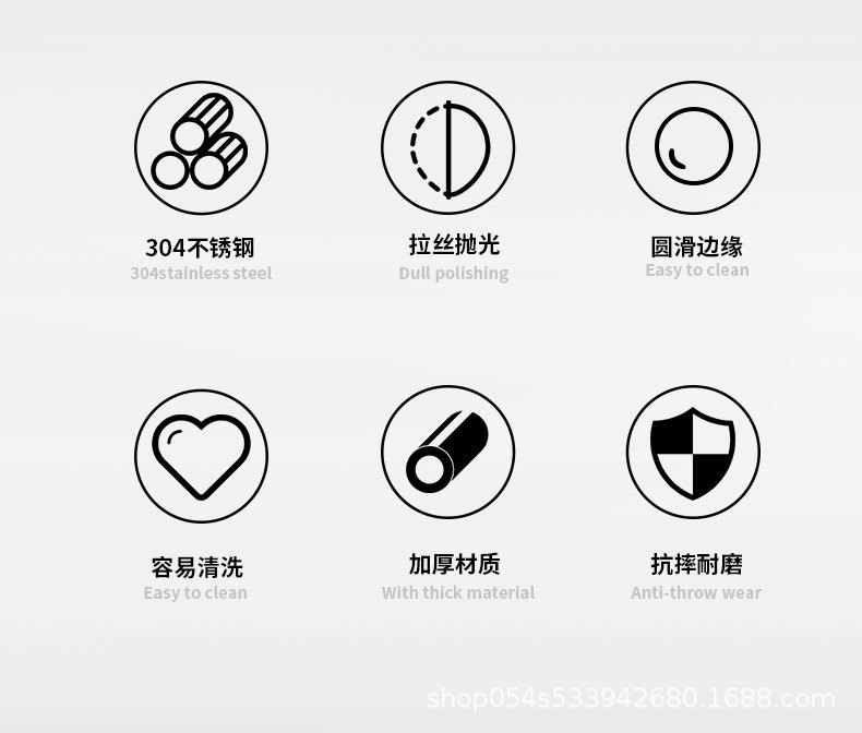 厂家直供韩式餐具304不锈钢碗带把手日餐料理店米酒小吃调料碗详情5