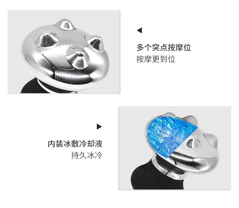 shanilak stainless steel massage mushroom facial and eye massage stone for unblocking meridians, pulling tendons, gua sha and beauty care with protruding points pic 9
