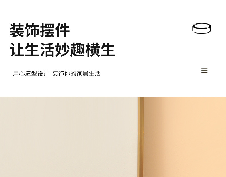 树脂摆件创意带盖客厅轻奢感带盖防飞灰大号烟灰缸高端装饰品摆件 pic 5