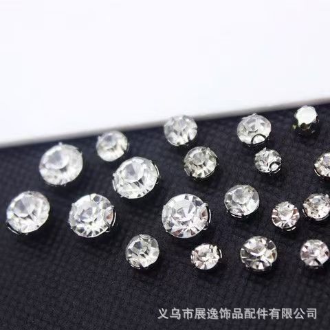 White hand-sewn diamonds, double ears, ear claws, beads, water diamonds, scratch-resistant clothes, wedding gowns, evening gowns, shoes, applied-on diamonds, and repair diamonds pic 6