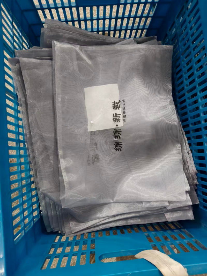 高密度无光纱翻盖袋丝巾旗袍内衣服饰专用包装袋中国风信封收纳袋详情15