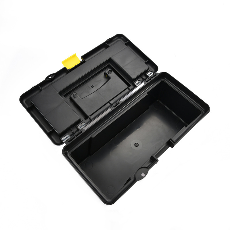 Hardware toolbox, household multi-functional small industrial-grade storage box, portable electrician, vehicle-mounted plastic thickened small pic 42